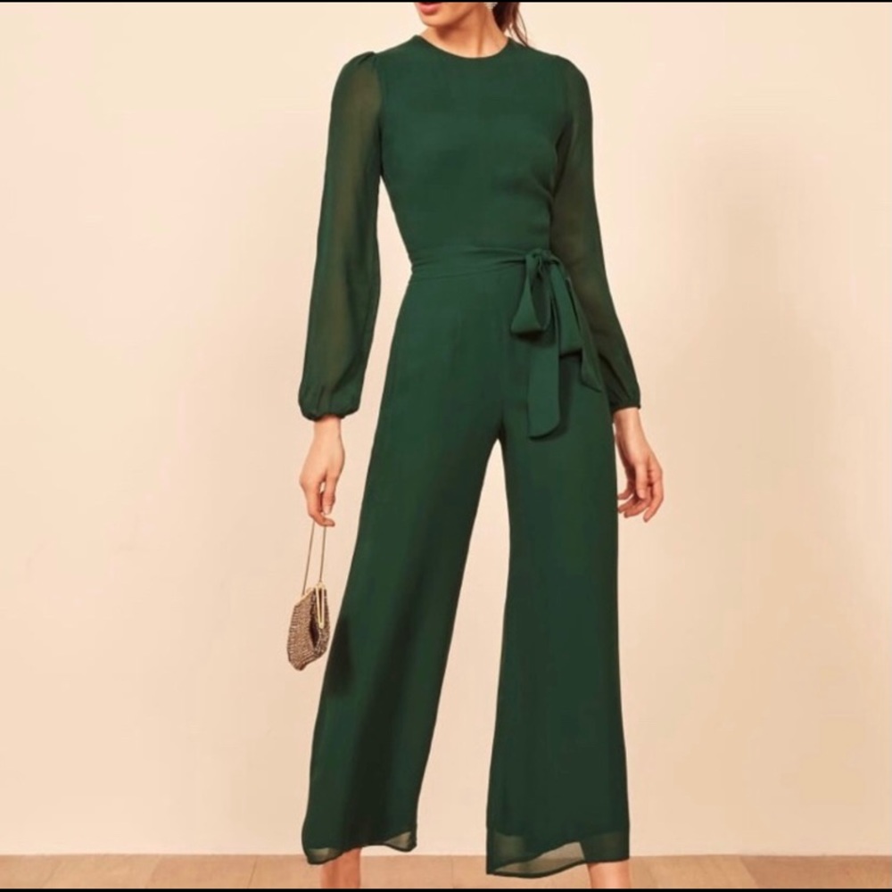 Reformation Emerald Franny Jumpsuit